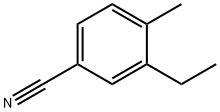 3-ethyl-4-methylbenzonitrile Struktur