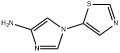 1-(Thiazol-5-yl)-4-aminoimidazole Struktur