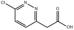 (6-Chloropyridazin-3-yl)acetic acid Struktur