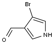 4-bromo-1H-pyrrole-3-carbaldehyde Struktur