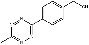 [4-(6-methyl-1,2,4,5-tetrazin-3-yl)phenyl]methanol Struktur