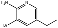 2-Amino-3-bromo-5-ethylpyridine Struktur