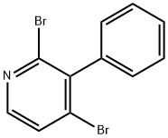 2,4-Dibromo-3-phenylpyridine Struktur