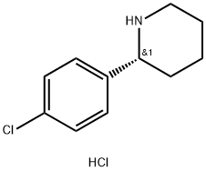 (2R)-2-(4-CHLOROPHENYL)PIPERIDINE HYDROCHLORIDE Struktur