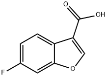 6-fluorobenzofuran-3-carboxylic acid Struktur