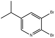 2,3-Dibromo-5-(iso-propyl)pyridine Struktur