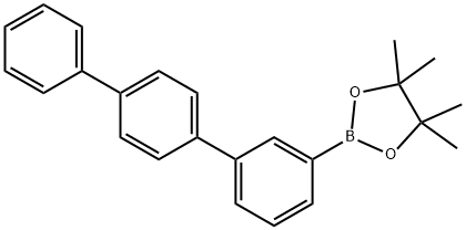 2-([1,1':4',1''-テルフェニル]-3-イル)-4,4,5,5-テトラメチル-1,3,2-ジオキサボロラン 化學(xué)構(gòu)造式