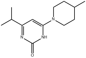 2-Hydroxy-4-(4-methylpiperidin-1-yl)-6-(iso-propyl)pyrimidine Struktur