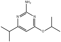 2-Amino-4-(iso-propoxy)-6-(iso-propyl)pyrimidine Struktur