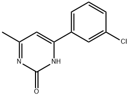 2-Hydroxy-4-(3-chlorophenyl)-6-methylpyrimidine Struktur