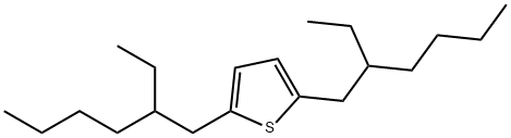 2,5-bis(2-ethylhexyl)thiophene Struktur