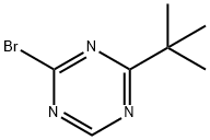 2-Bromo-4-(tert-butyl)-1,3,5-triazine Struktur