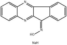 11H-Indeno[1,2-b]quinoxalin-11-one oxime sodium salt Struktur