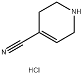 1,2,3,6-tetrahydropyridine-4-carbonitrile hydrochloride Struktur