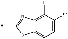 2,5-dibromo-4-fluorobenzo[D]thiazole Struktur