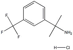 2-(3-(Trifluoromethyl)phenyl)propan-2-amine hydrochloride Struktur