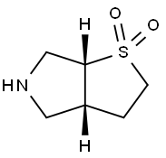 (3AR,6AR)HEXAHYDRO-2H-THIENO[2,3-C]PYRROLE 1,1-DIOXIDE Struktur