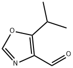 5-isopropyloxazole-4-carbaldehyde Struktur