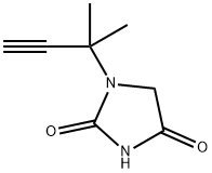 1-(2-methylbut-3-yn-2-yl)imidazolidine-2,4-dione Struktur