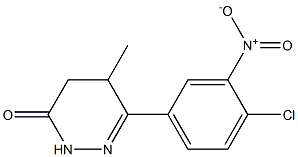 6-(4-chloro-3-nitrophenyl)-5-methyl-2,3,4,5-tetrahydropyridazin-3-one