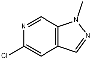 5-chloro-1-methyl-1H-pyrazolo[3,4-c]pyridine Struktur