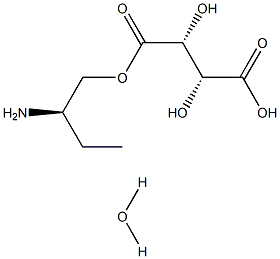 (2R)-2-aminobutan-1-ol L-tartrate monohydrate Struktur