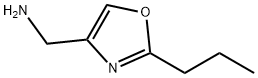 (2-propyl-1,3-oxazol-4-yl)methanamine Struktur