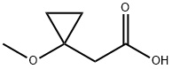 2-(1-methoxycyclopropyl)acetic acid Struktur