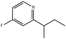 4-Fluoro-2-(sec-butyl)pyridine Struktur