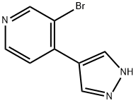 3-Bromo-4-(pyrazol-4-yl)pyridine Struktur