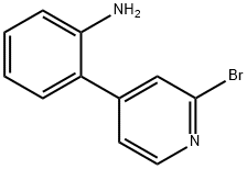 2-Bromo-4-(2-aminophenyl)pyridine Struktur