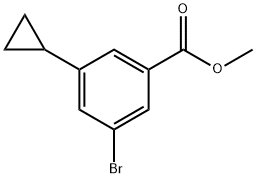 methyl 3-bromo-5-cyclopropylbenzoate Struktur