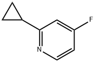 4-Fluoro-2-(cyclopropyl)pyridine Struktur