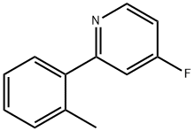 4-Fluoro-2-(2-tolyl)pyridine Struktur