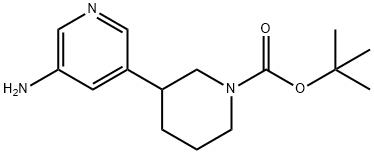 3-Amino-5-(N-Boc-piperidin-3-yl)pyridine Struktur