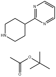 2-(N-Boc-piperidin-4-yl)pyrimidine Struktur