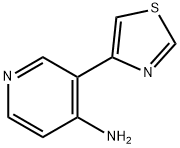 4-AMINO-3-(4-THIAZOLYL)PYRIDINE Struktur