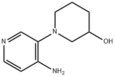 1-(4-AMINOPYRIDIN-3-YL)PIPERIDIN-3-OL Struktur