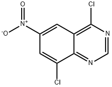 4,8-dichloro-6-nitroquinazoline Struktur