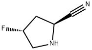 (2S)-cyano-(4R)-fluoro-pyrrolidine p-toluenesulfonate Struktur