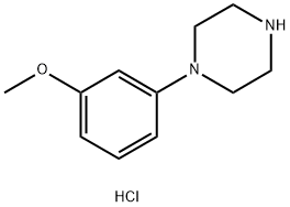 1-(3-Methoxyphenyl)piperazine hydrochloride Struktur