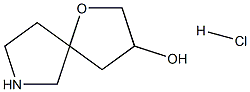 1-oxa-7-azaspiro[4.4]nonan-3-ol hydrochloride Struktur