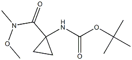 tert-butyl 1-(methoxy(methyl)carbamoyl)cyclopropylcarbamate