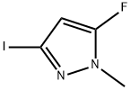 5-fluoro-3-iodo-1-methyl-1H-pyrazole Struktur