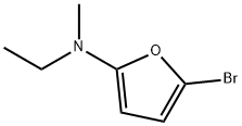 2-Bromo-5-(methylethylamino)furan Struktur