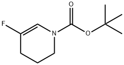 1-Boc-3,4-dihydro-2H-5-fluoropyridine Struktur