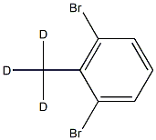 1,3-Dibromo-2-(methyl-d3)-benzene Struktur