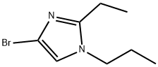 4-Bromo-1-(n-propyl)-2-ethylimidazole Struktur