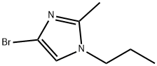 4-Bromo-1-(n-propyl)-2-methylimidazole Struktur