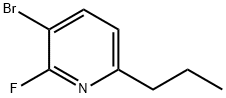 3-Bromo-2-fluoro-6-(n-propyl)pyridine Struktur